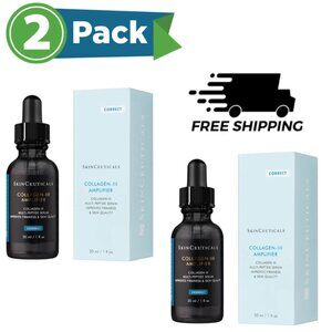 SkinCeuticals Collagen III Amplifier Serum 1oz x2 Anti-Aging Face Serum